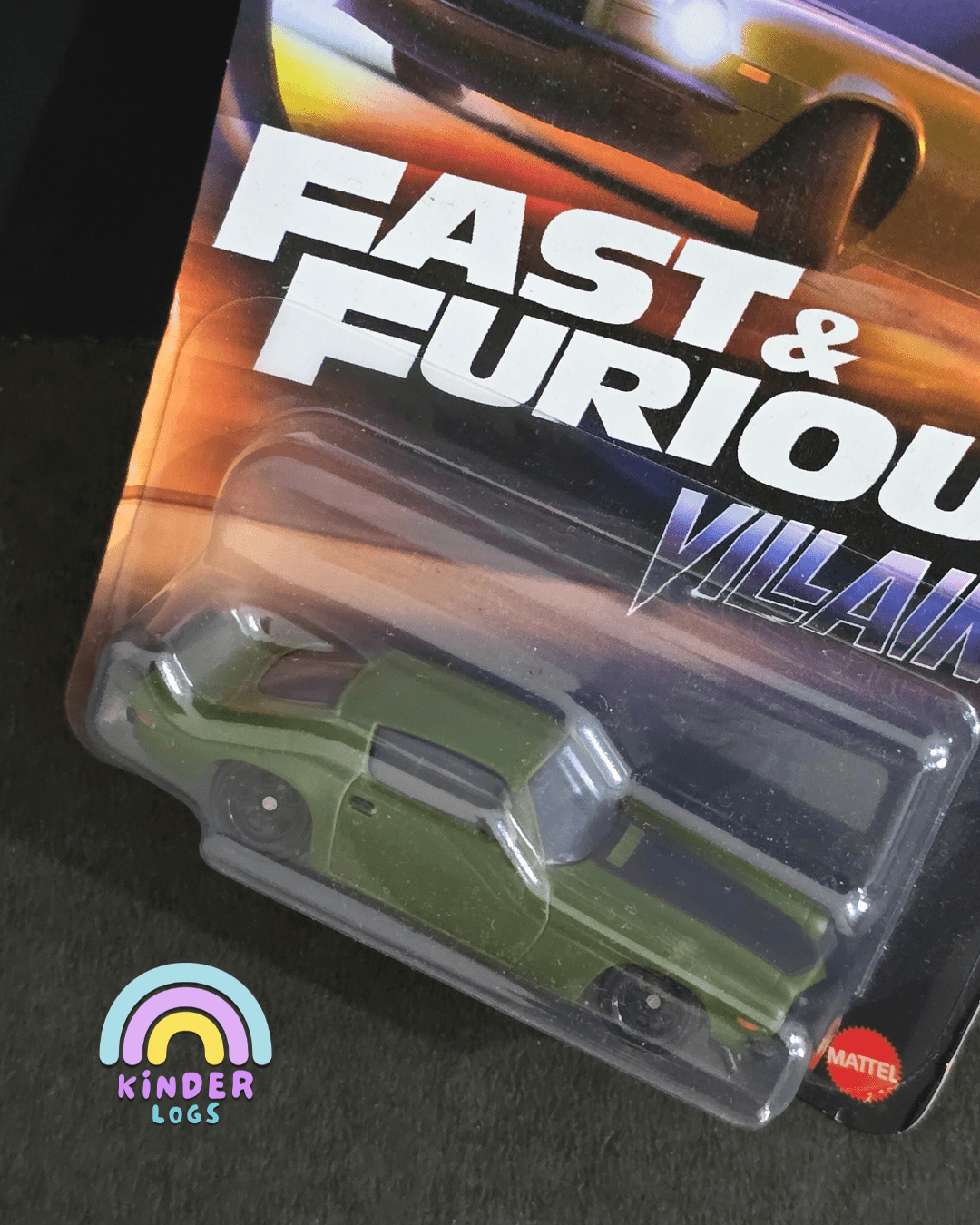 Hot Wheels 1973 Chevy Camaro - Fast & Furious Villains - Kinder Logs