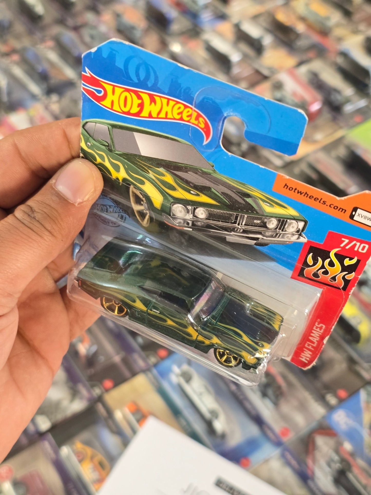 Hot Wheels 1973 Ford Falcon XB - Short Card (Imported) - Kinder Logs