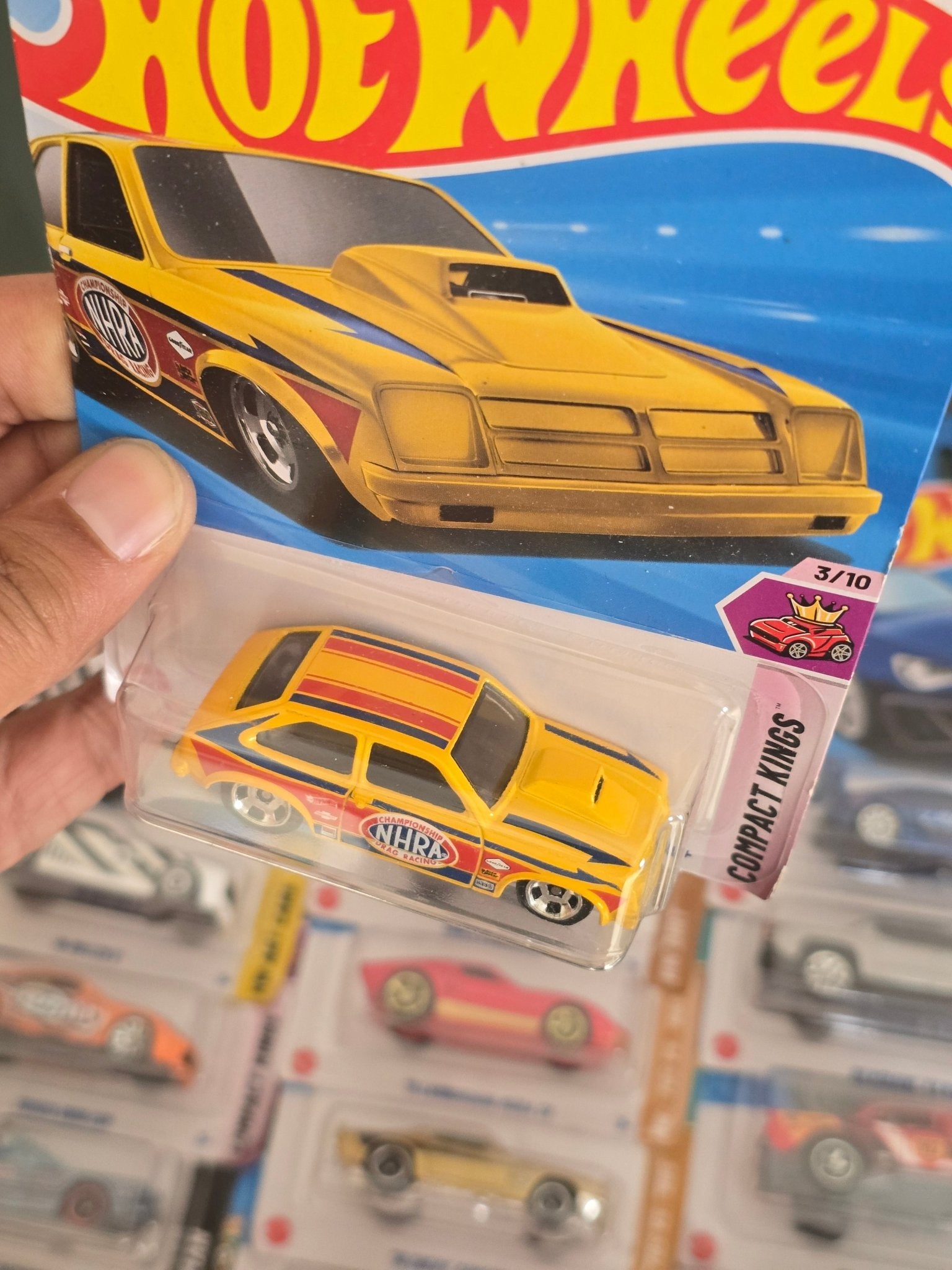Hot Wheels 1976 Chevy Chevette - Yellow (Imported) - Kinder Logs