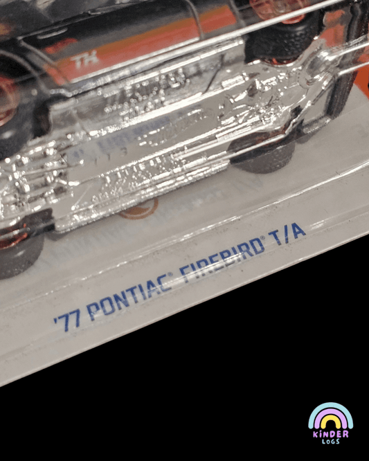 Hot Wheels 1977 Pontiac Firebird T/A Super Treasure Hunt (STH) - Kinder Logs