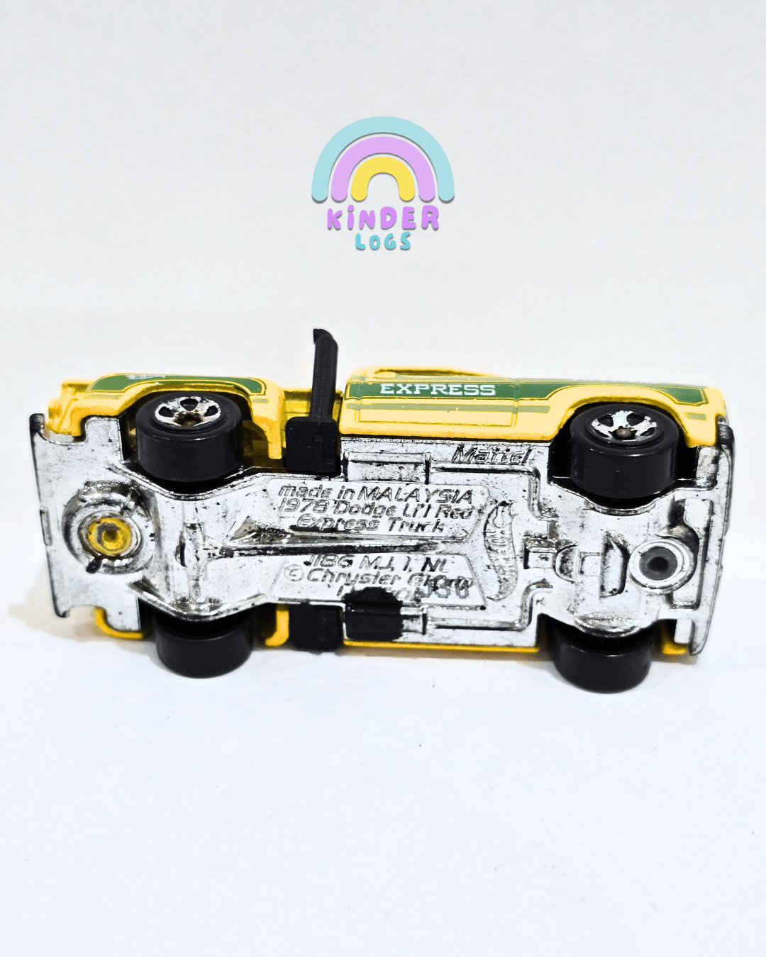 Hot Wheels 1978 Dodge Express Truck - Yellow (Used Car) - Kinder Logs