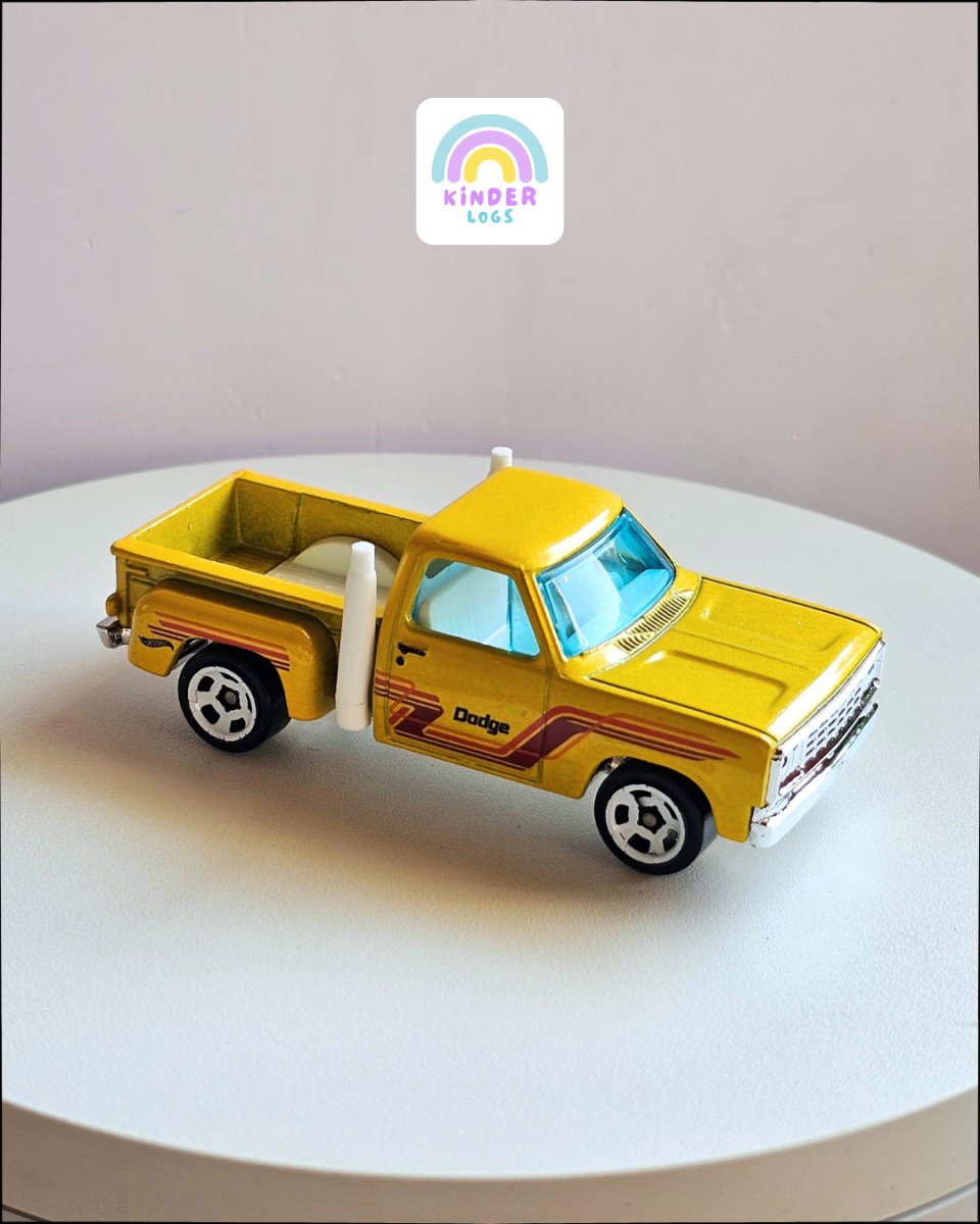 Hot Wheels 1978 Dodge Li'l Red Express Pickup Truck (Uncarded) - Kinder Logs