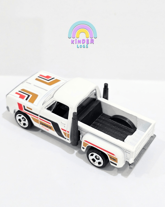 Hot Wheels 1978 Dodge Li'l Red Express - White (Uncarded) - Kinder Logs