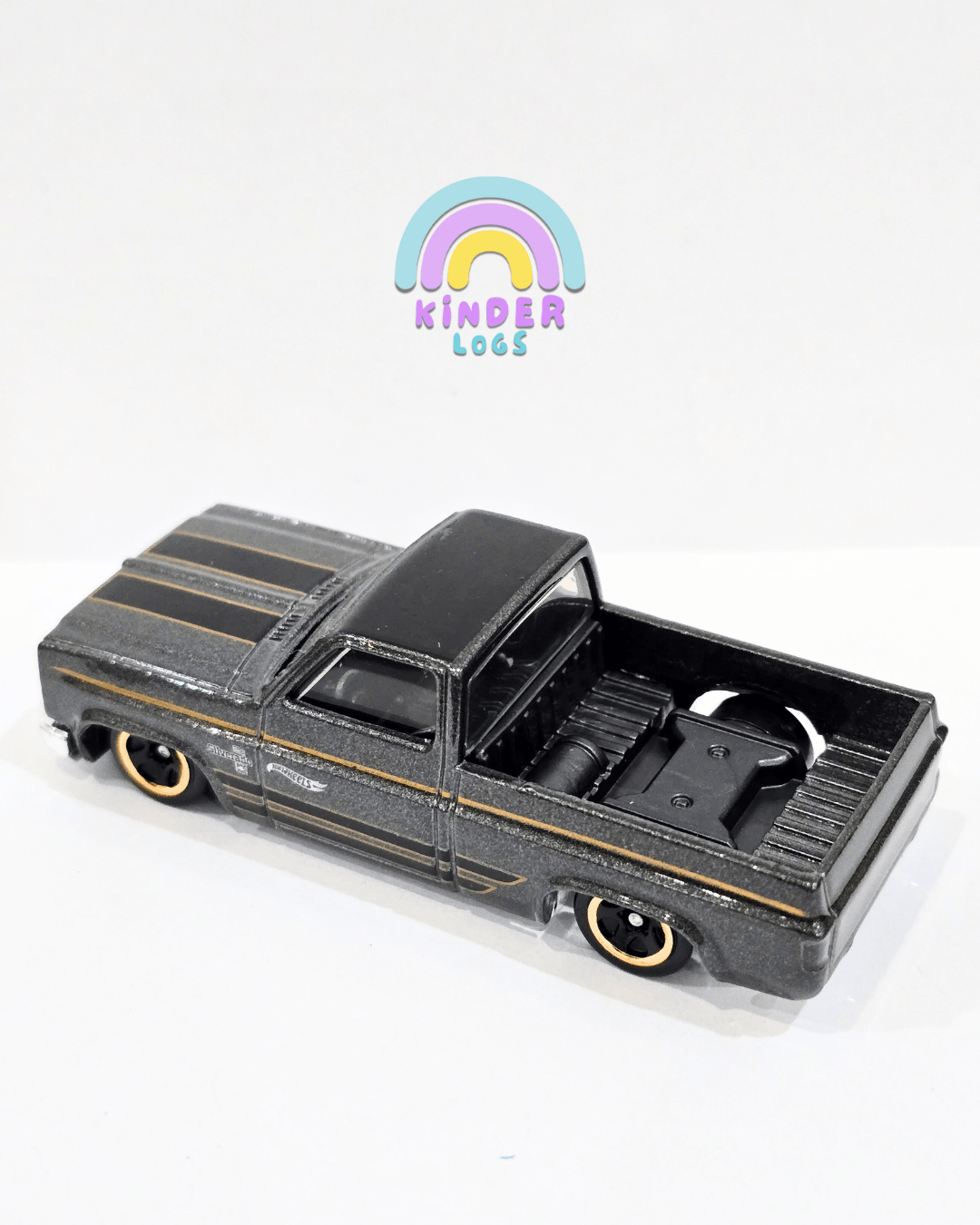 Hot Wheels 1983 Chevy Silverado - Grey (Uncarded - New) - Kinder Logs