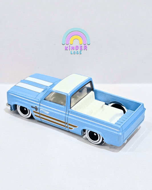Hot Wheels 1983 Chevy Silverado - Light Blue (Uncarded) - Kinder Logs