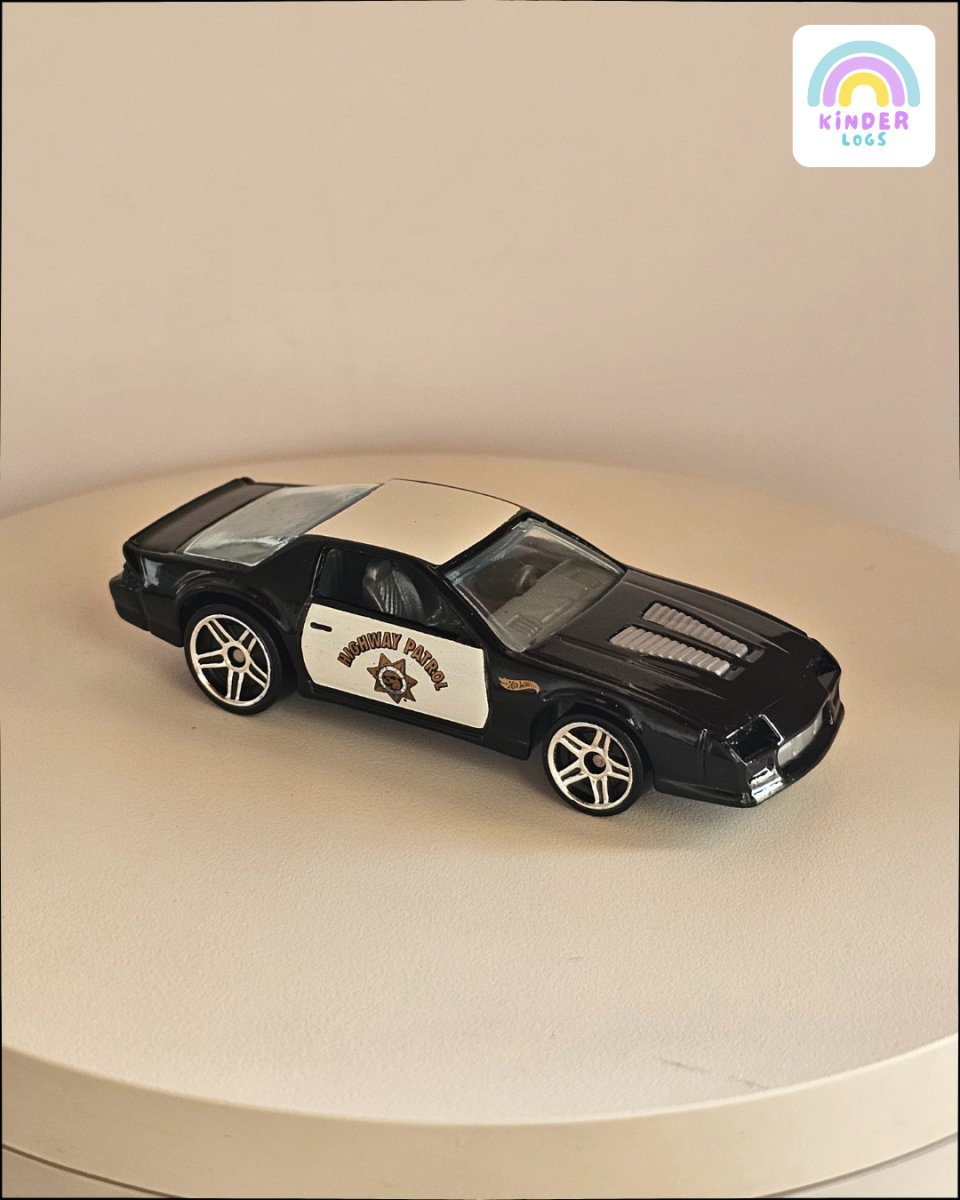 Hot Wheels 1985 Chevrolet Camaro Police Car (Uncarded) - Kinder Logs