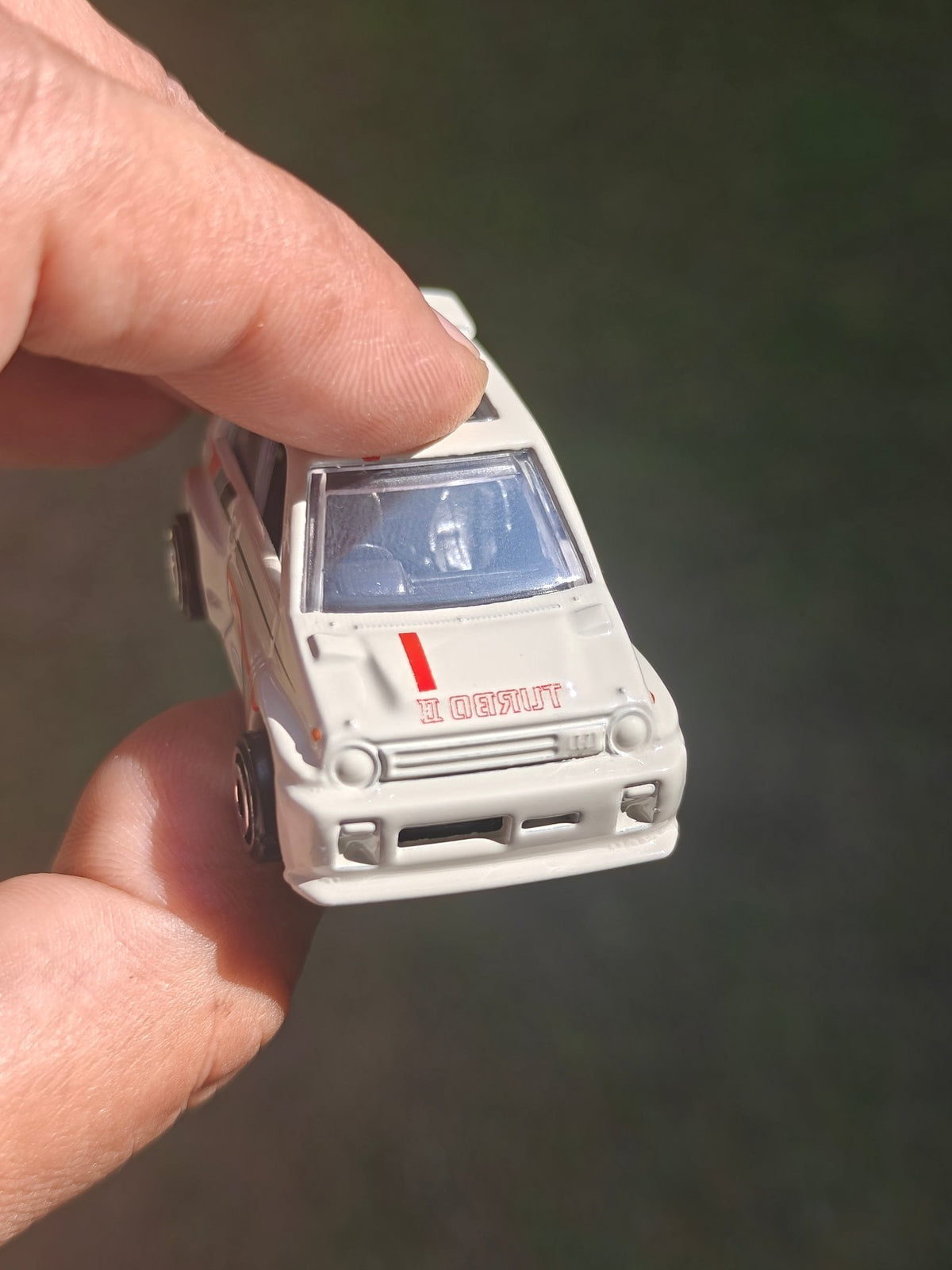 Hot Wheels 1985 Honda City Turbo II - Cream (Uncarded - New) - Kinder Logs