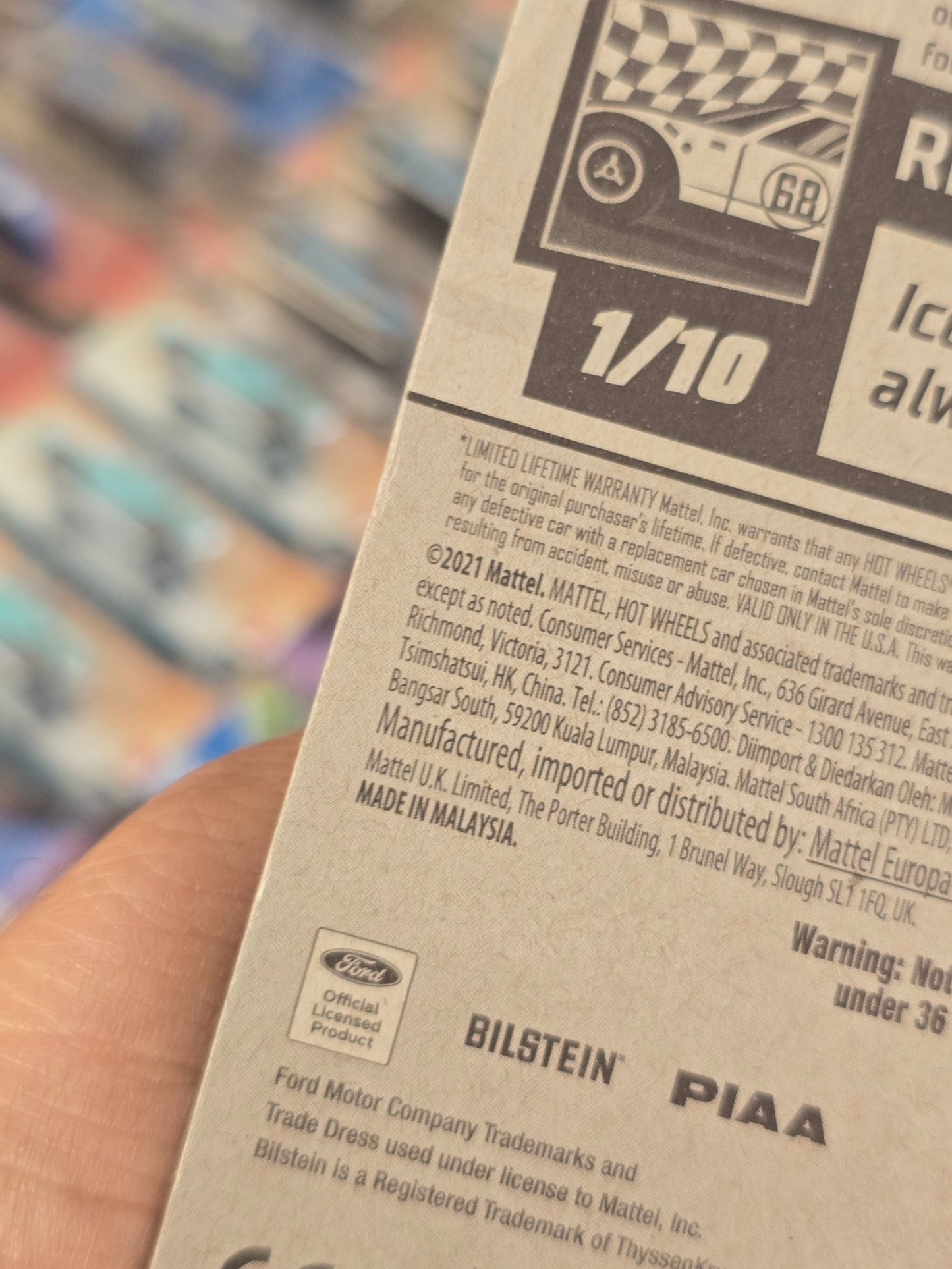 Hot Wheels 1987 Ford Sierra Cosworth (Black) - Kinder Logs