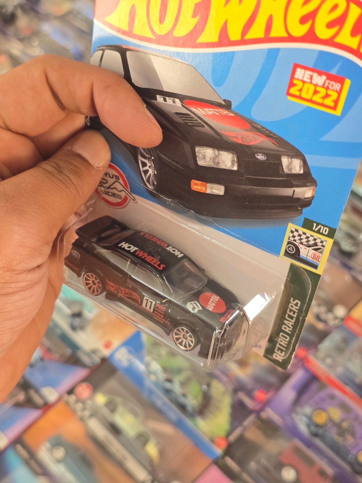 Hot Wheels 1987 Ford Sierra Cosworth (Black) - Kinder Logs