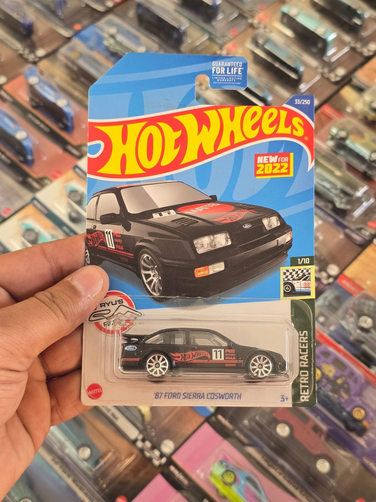 Hot Wheels 1987 Ford Sierra Cosworth (Black) - Kinder Logs