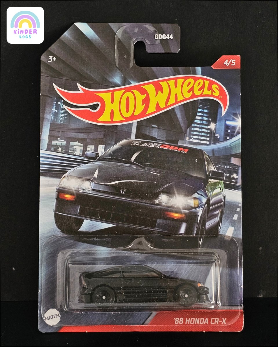 Hot Wheels 1988 Honda CR - X (JDM) - Kinder Logs