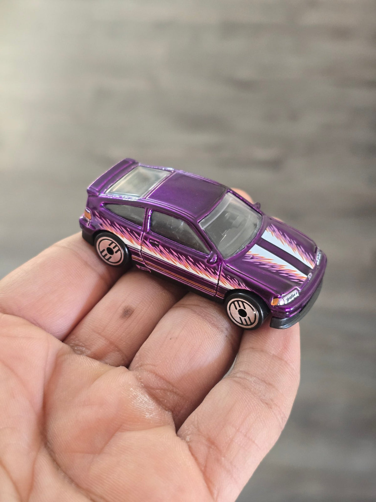 Hot Wheels 1988 Honda CR - X - Ultra Hots (Uncarded - New) - Kinder Logs