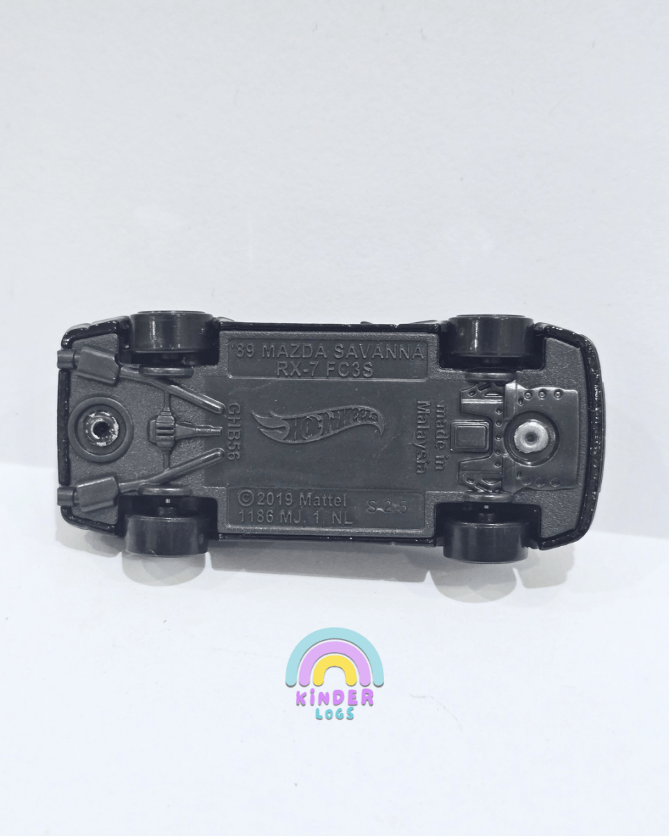 Hot Wheels 1989 Mazda Savanna - Black (Uncarded) - Kinder Logs