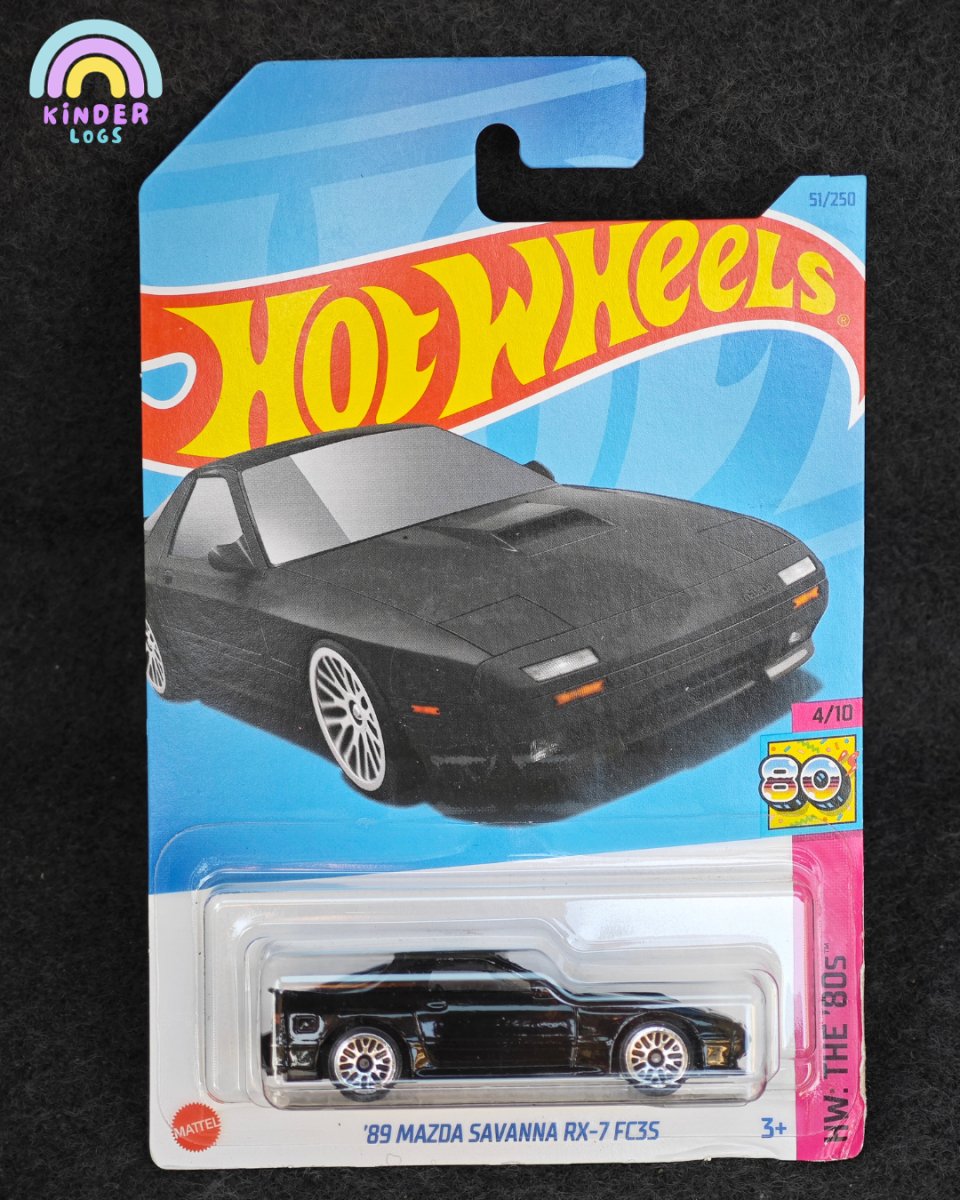 Hot Wheels 1989 Mazda Savanna RX - 7 FC3S - Kinder Logs