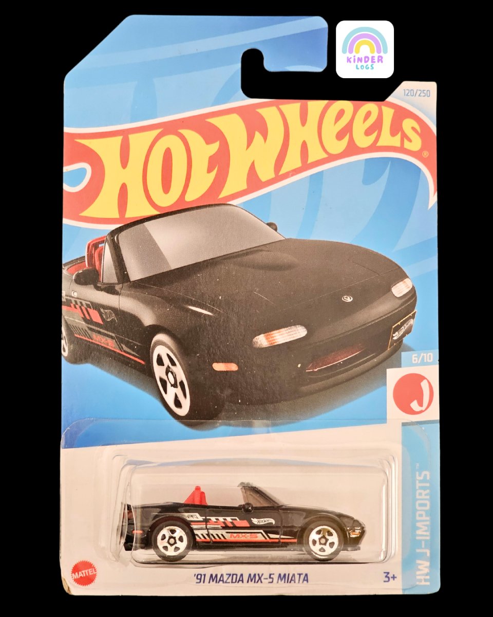 Hot Wheels 1991 Mazda MX - 5 Miata - Kinder Logs