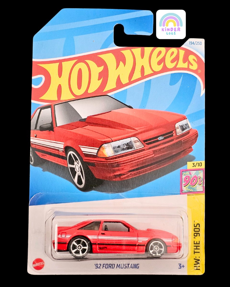 Hot Wheels 1992 Ford Mustang L Case Buy in India at Kinder Logs