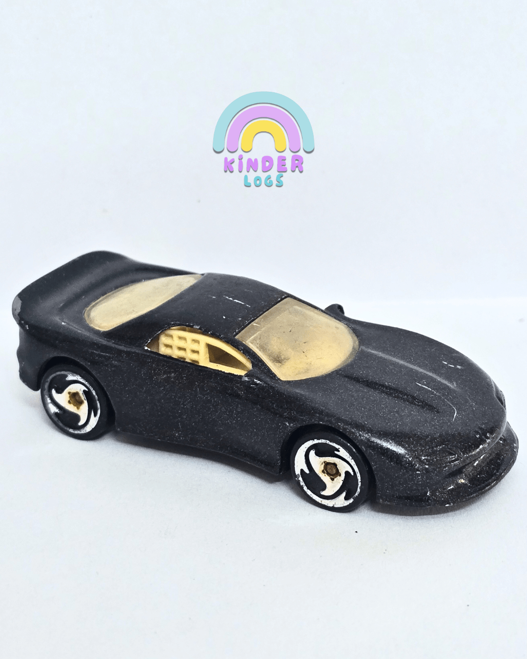 Hot Wheels 1993 Chevy Camaro - Black (Pre - Owned Car) - Kinder Logs
