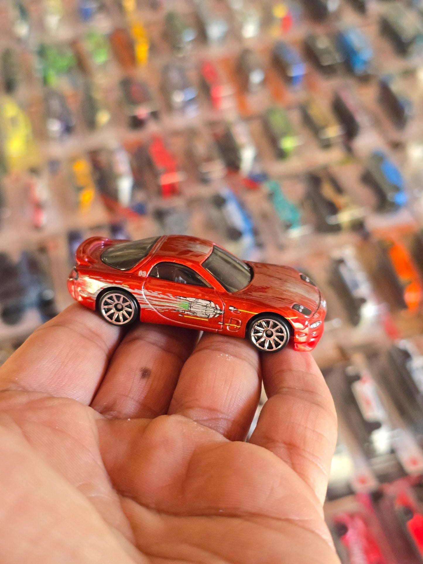 Hot Wheels 1995 Mazda RX - 7 - Fast And Furious (Uncarded) - Kinder Logs
