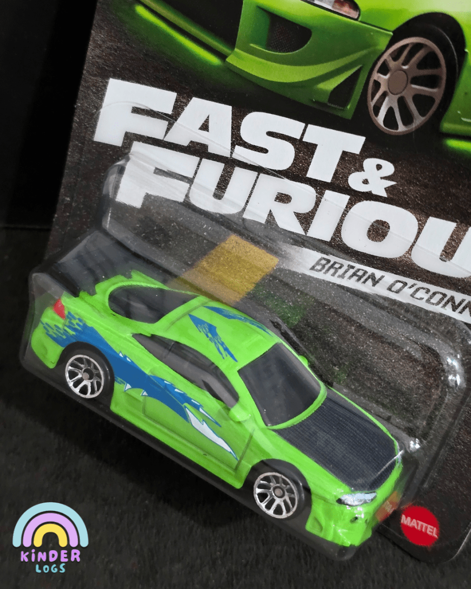 Hot Wheels 1995 Mitsubishi Eclipse - Fast & Furious Brian O'Conner - Kinder Logs