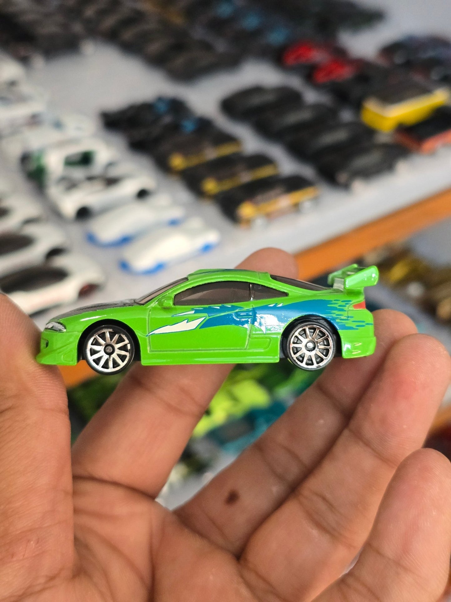Hot Wheels 1995 Mitsubishi Eclipse - Fast & Furious (Uncarded) - Kinder Logs