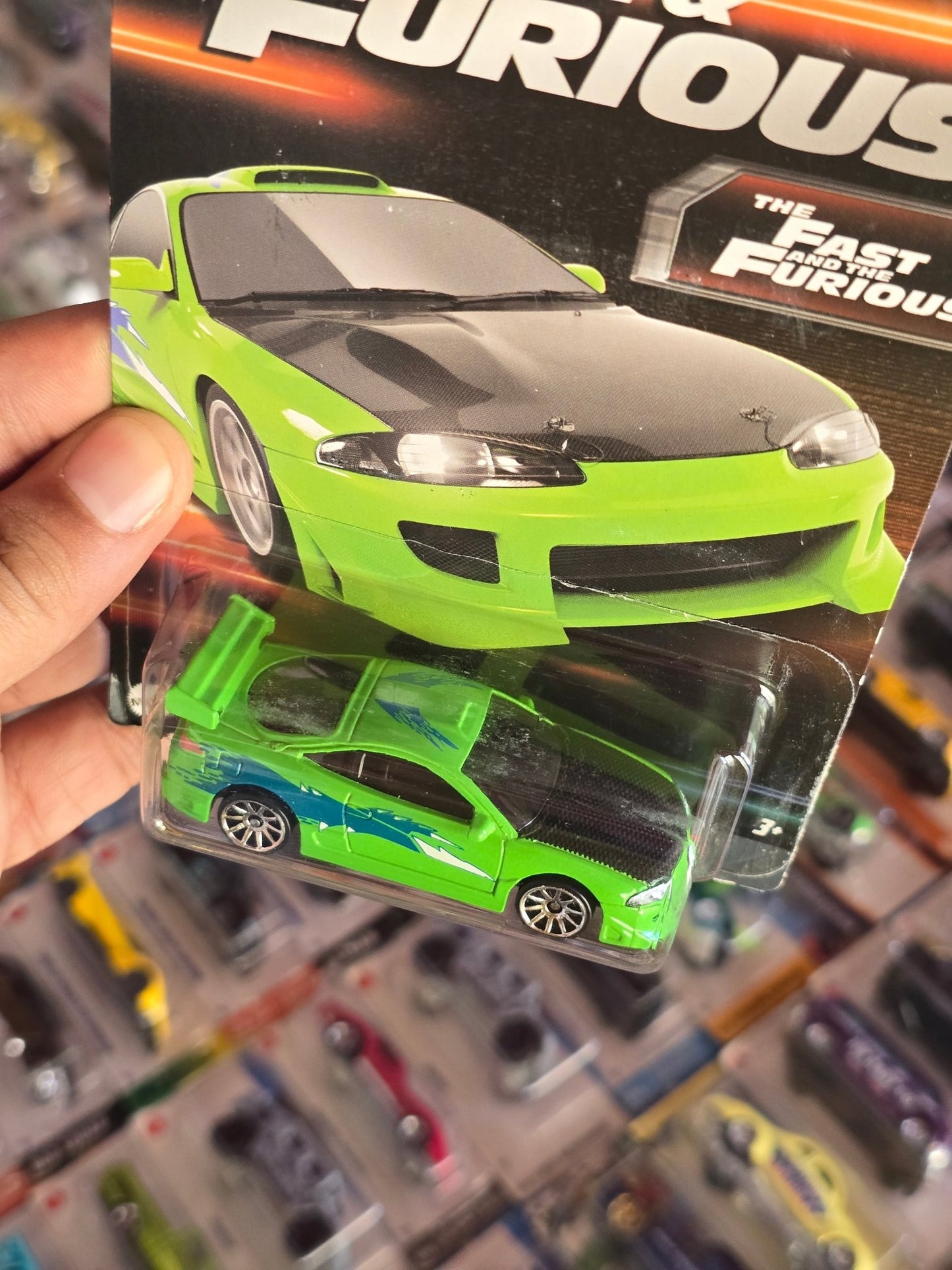 Hot Wheels 1995 Mitsubishi Eclipse - The Fast And The Furious - Kinder Logs