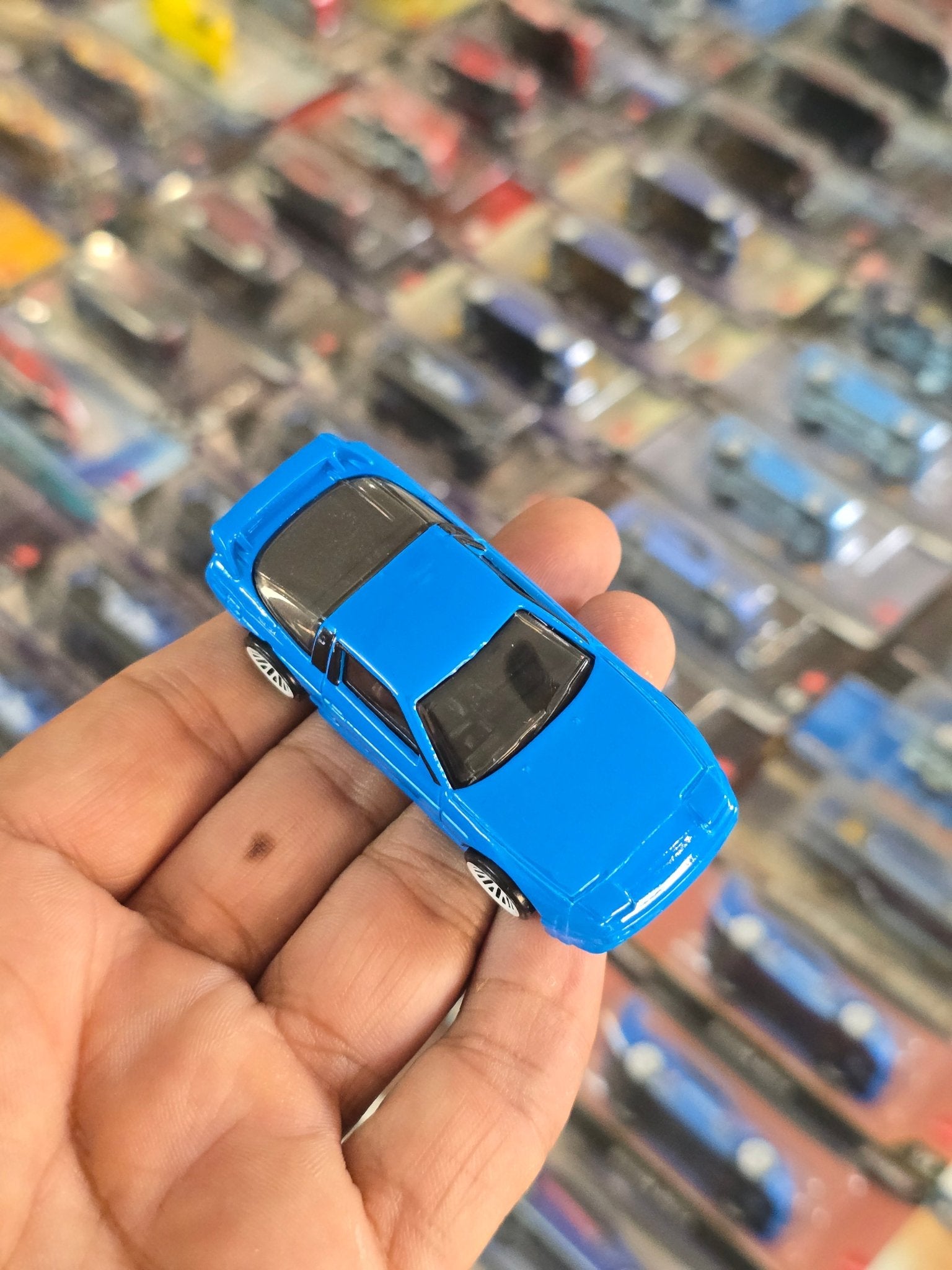Hot Wheels 1996 Nissan 180SX Type X - Blue (Uncarded) - Kinder Logs