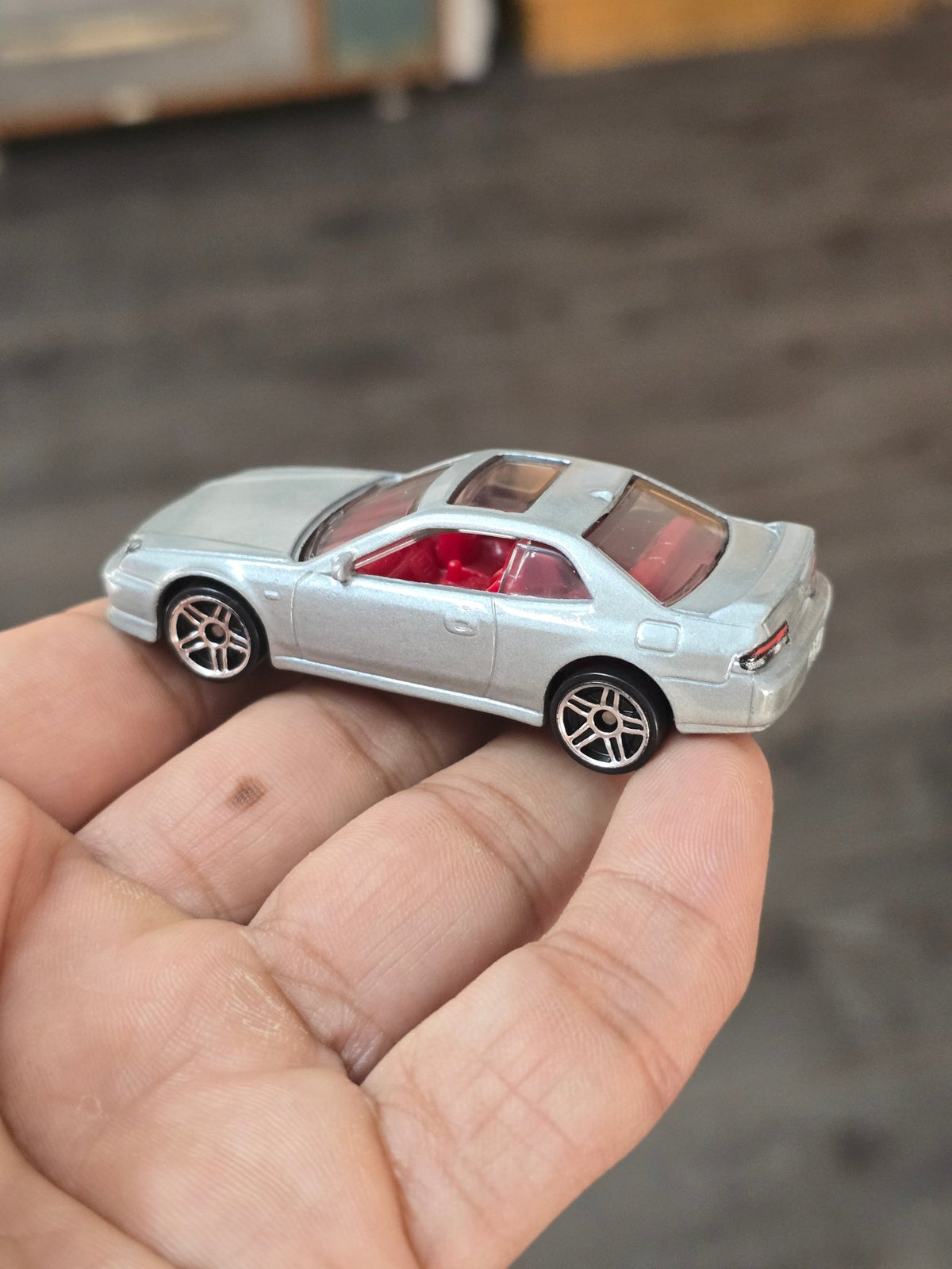 Hot Wheels 1998 Honda Prelude - Grey (Uncarded - New) - Kinder Logs