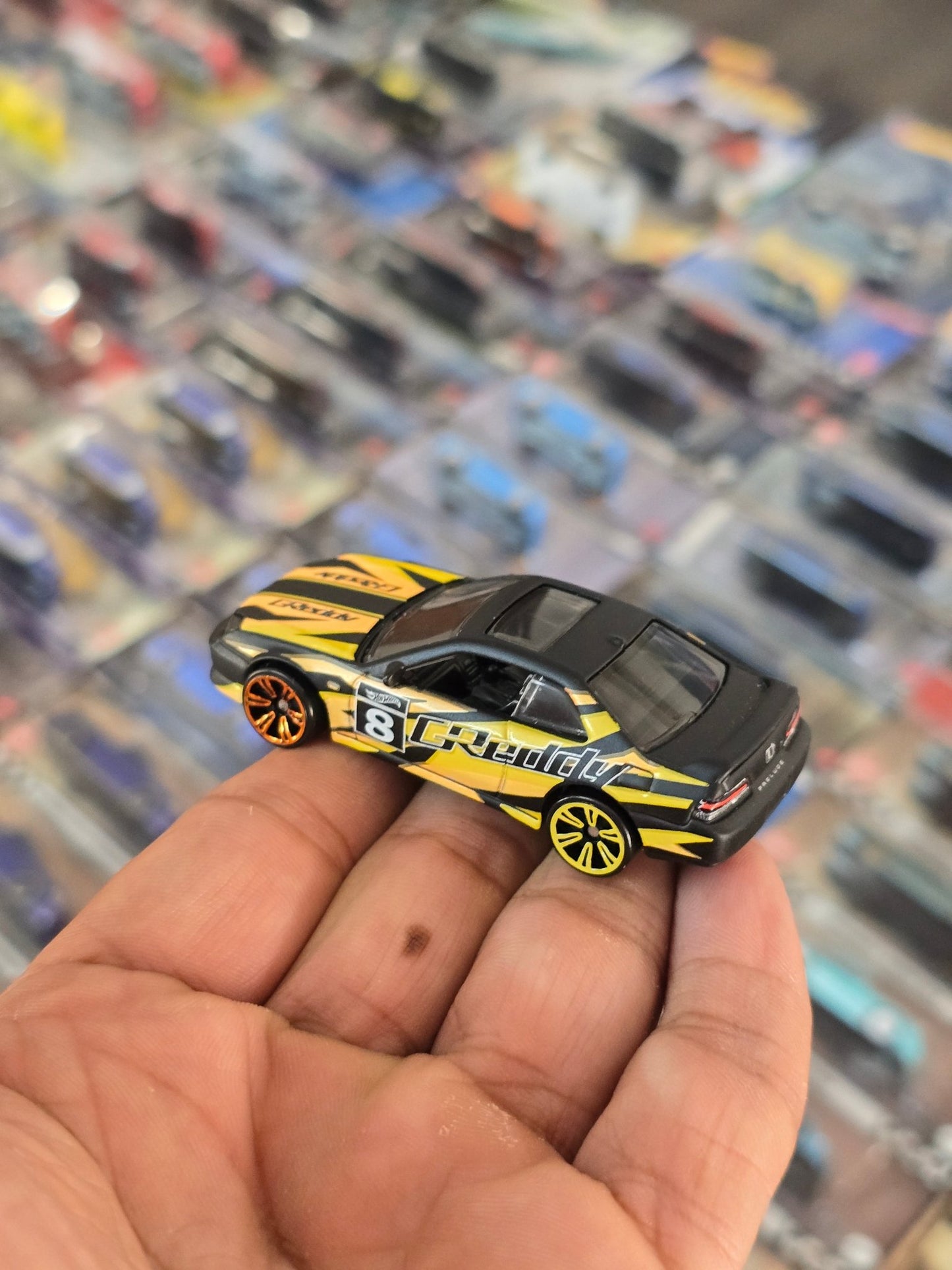 Hot Wheels 1998 Honda Prelude - Neon Speeders (Uncarded) - Kinder Logs