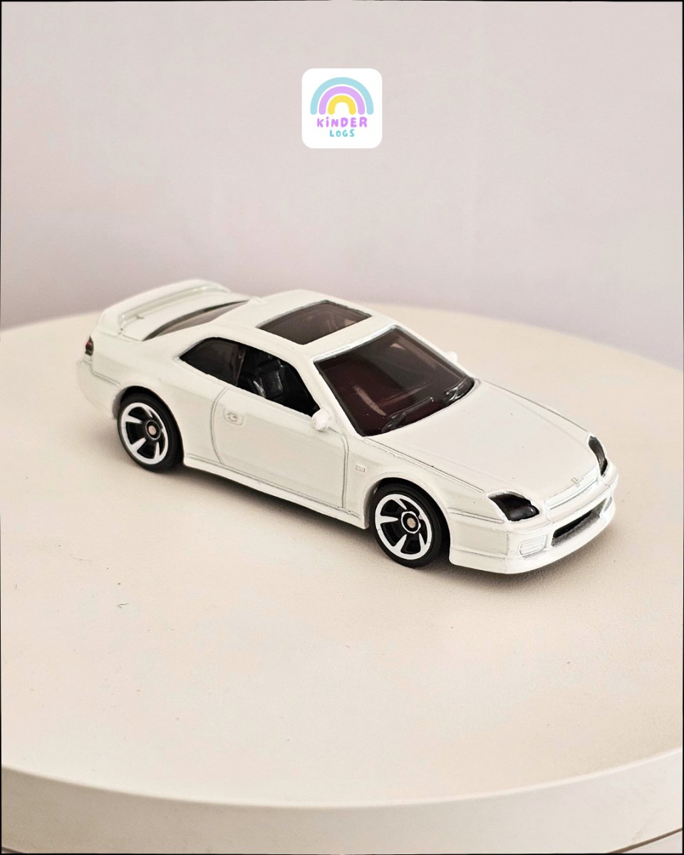 Hot Wheels 1998 Honda Prelude - White Color (Uncarded) - Kinder Logs