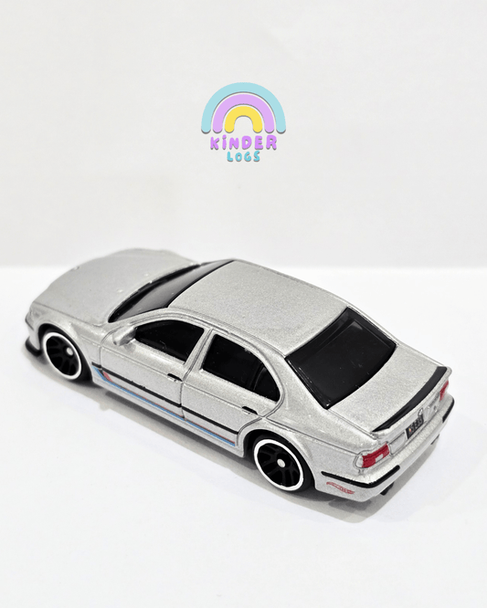 Hot Wheels 2001 BMW M5 - Silver (Uncarded) - Kinder Logs