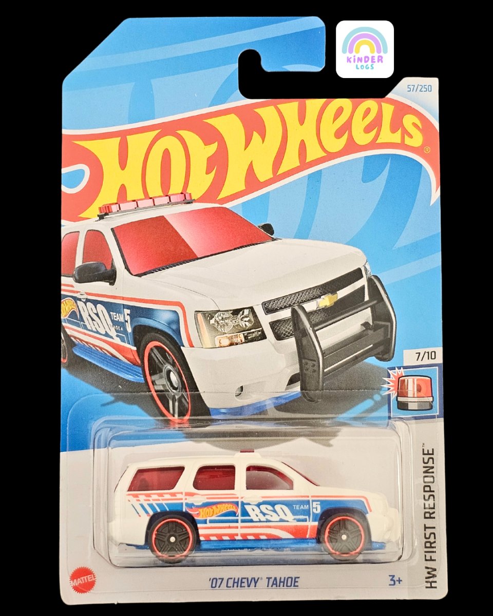 Hot Wheels 2007 Chevy Tahoe Police Car (J Case) - Kinder Logs