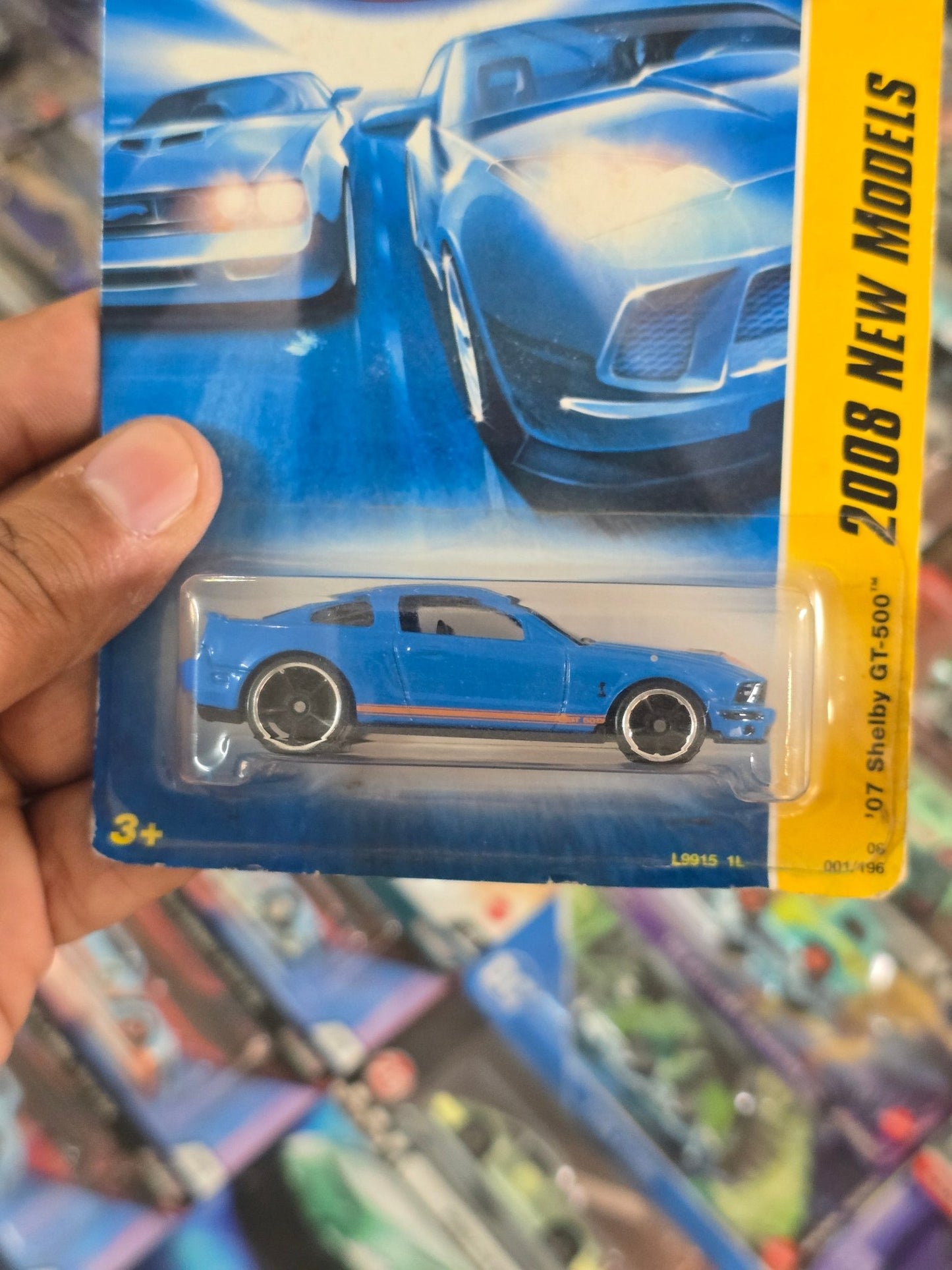 Hot Wheels 2007 Shelby Ford Mustang GT - 500 (Rare) - Kinder Logs