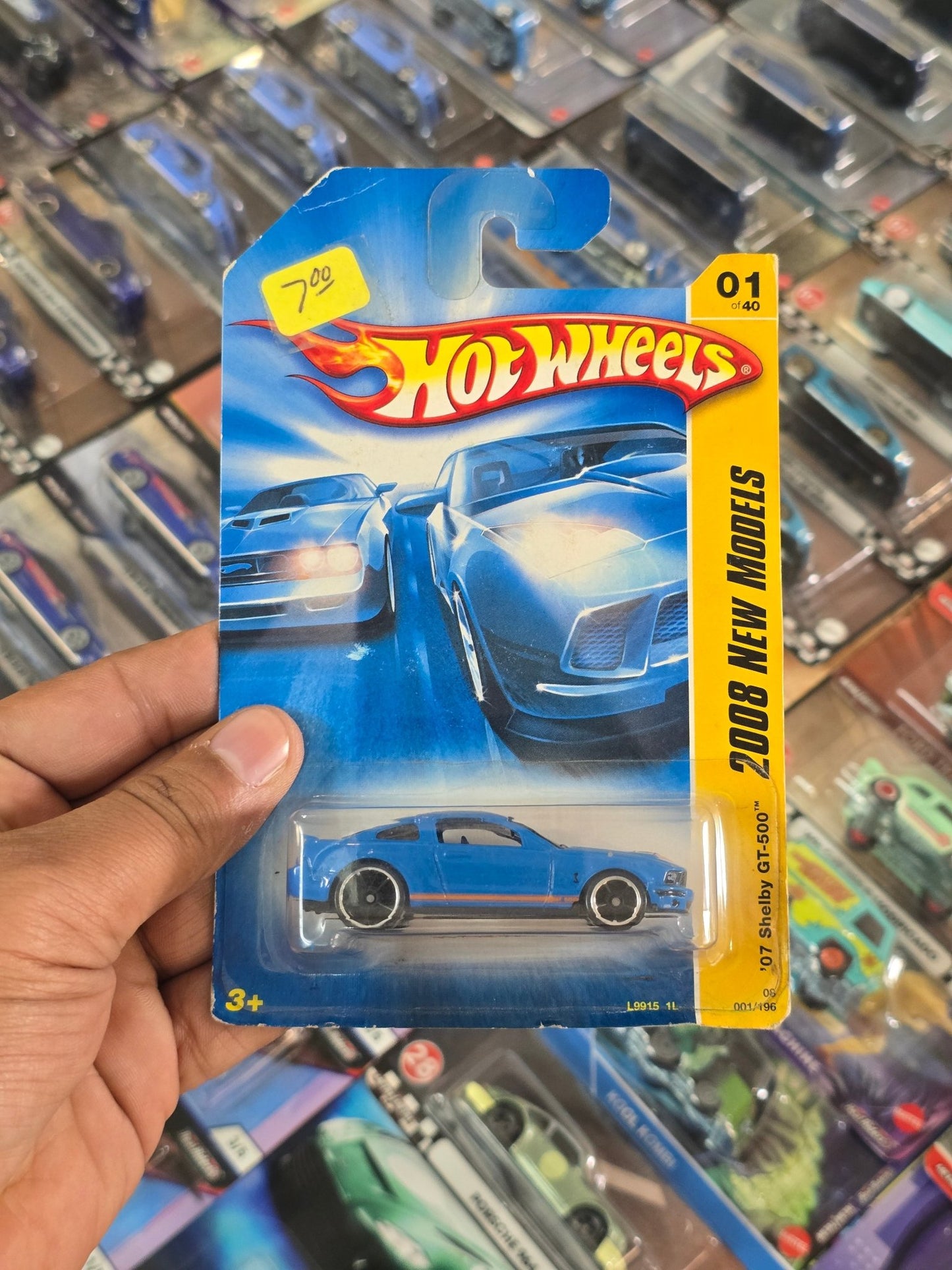 Hot Wheels 2007 Shelby Ford Mustang GT - 500 (Rare) - Kinder Logs