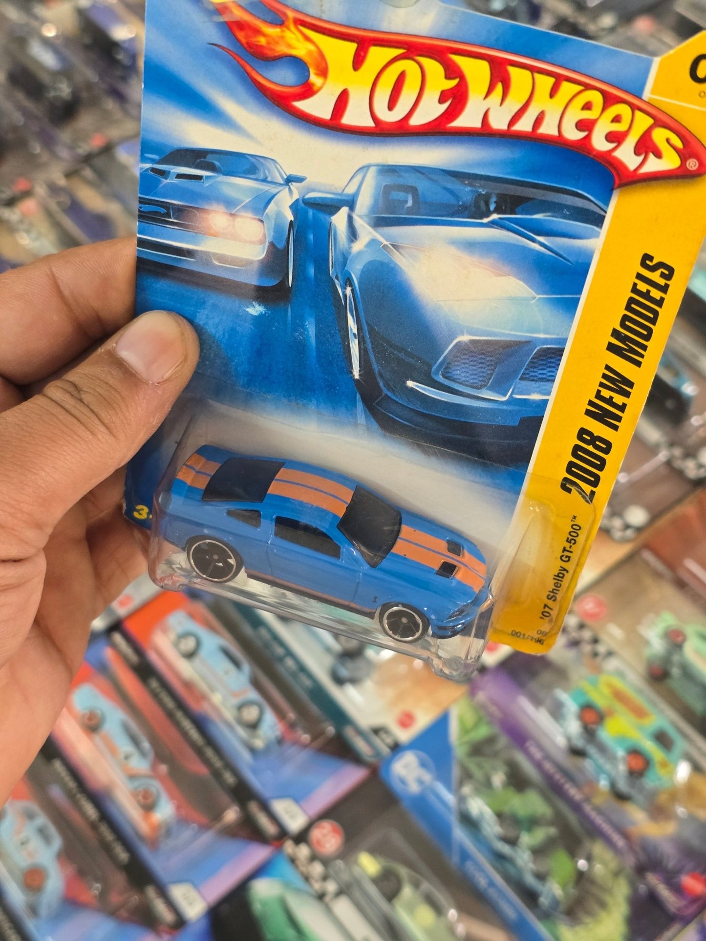 Hot Wheels 2007 Shelby Ford Mustang GT - 500 (Rare) - Kinder Logs