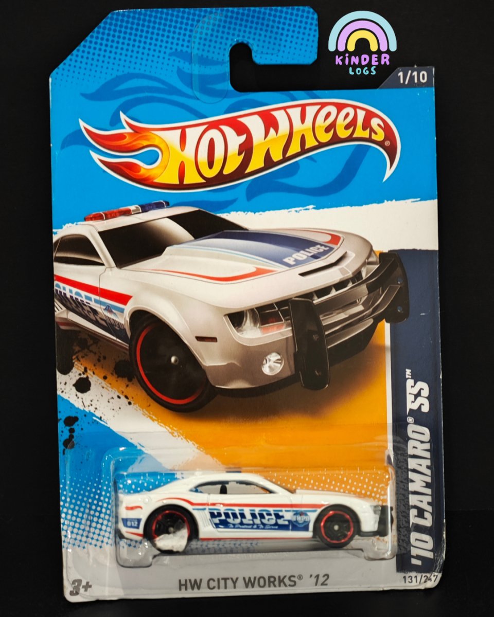 Hot Wheels 2010 Chevrolet Camaro SS (Police Car) - Kinder Logs