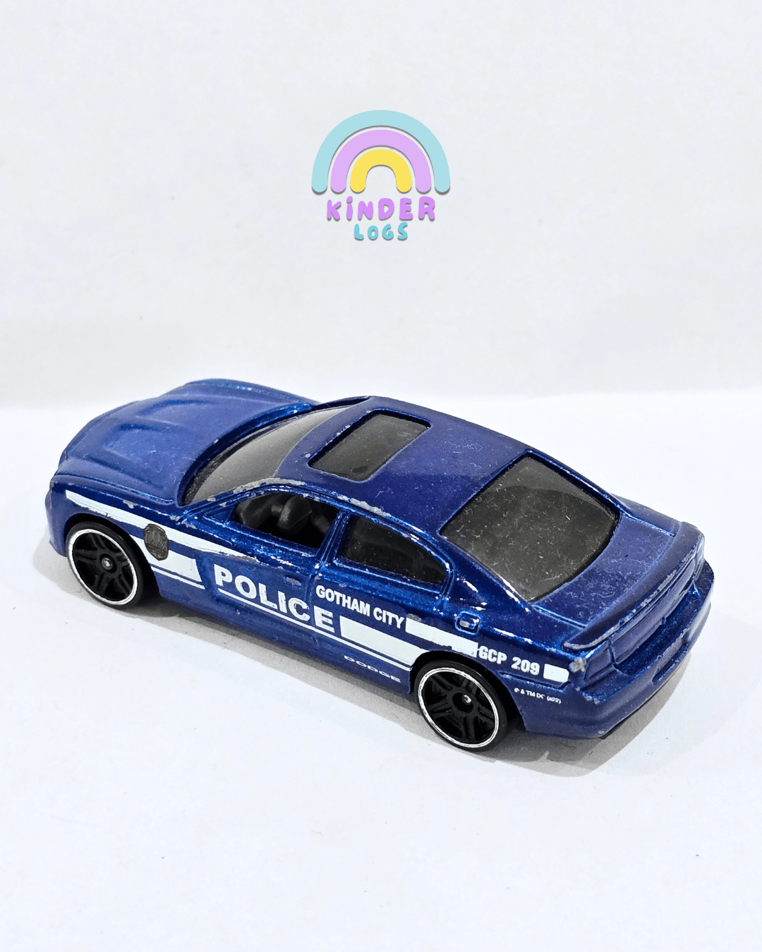 Hot Wheels 2011 Dodge Charger - Blue (Used Car) - Kinder Logs