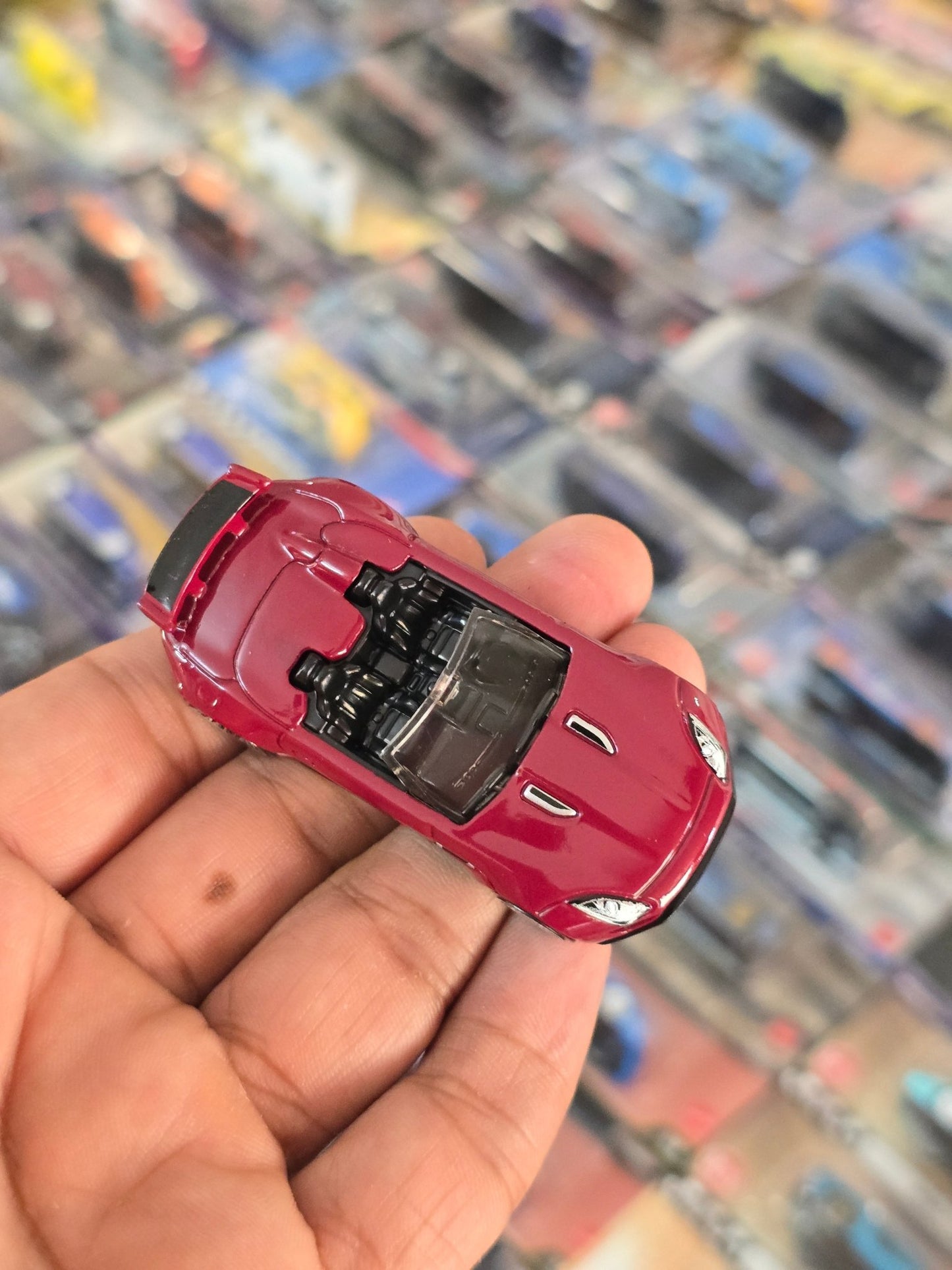 Hot Wheels 2015 Jaguar F - Type Project 7 - Wine (Uncarded) - Kinder Logs