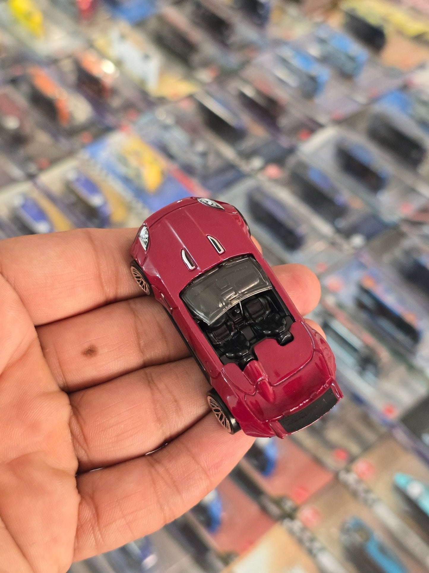 Hot Wheels 2015 Jaguar F - Type Project 7 - Wine (Uncarded) - Kinder Logs