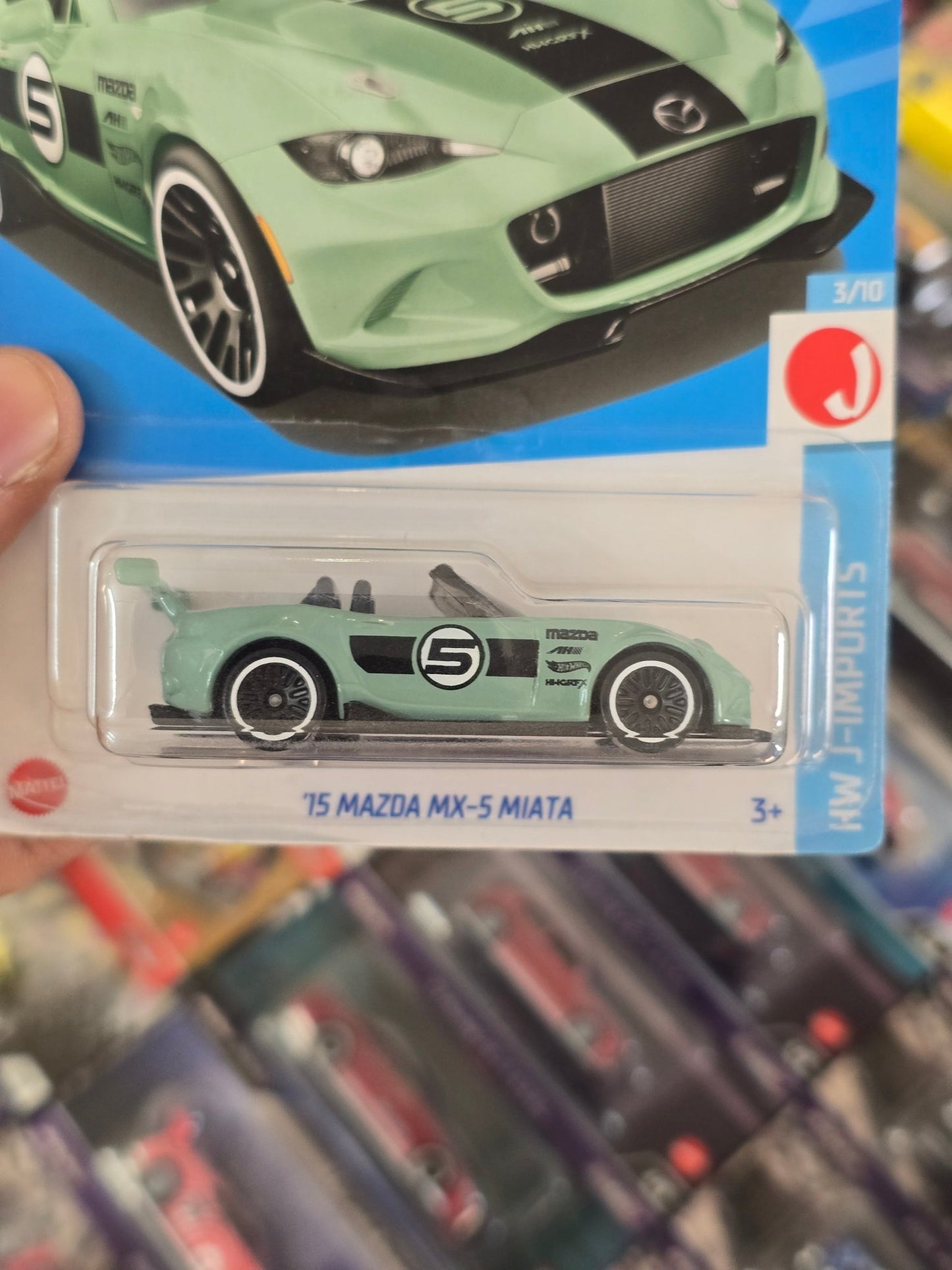 Hot Wheels 2015 Mazda MX - 5 Miata - Kinder Logs