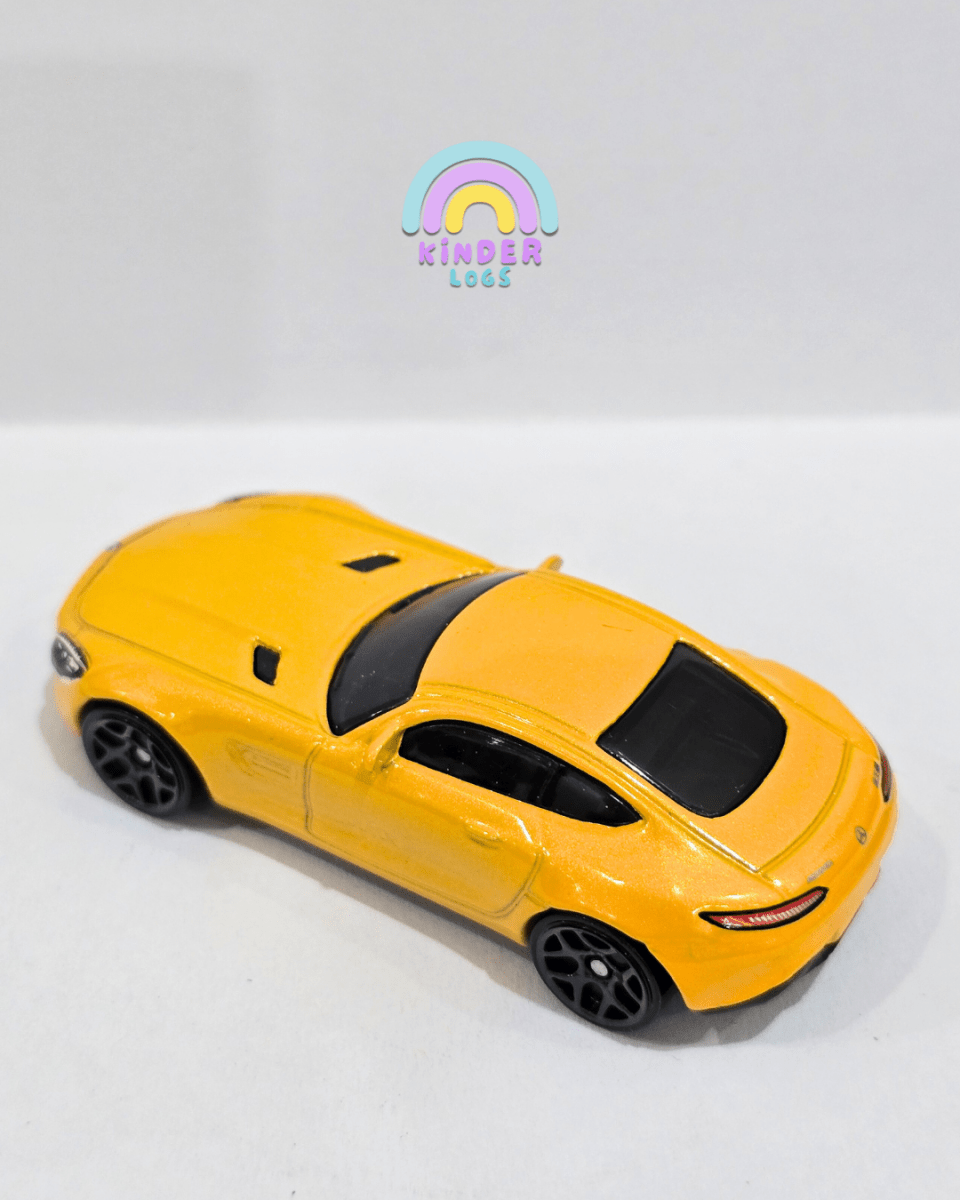Hot Wheels 2015 Mercedes AMG GT - Gold (Uncarded) - Kinder Logs