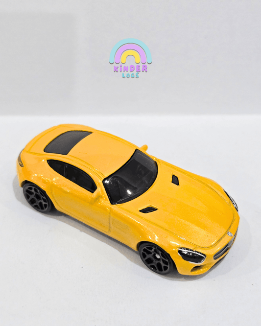 Hot Wheels 2015 Mercedes AMG GT - Gold (Uncarded) - Kinder Logs