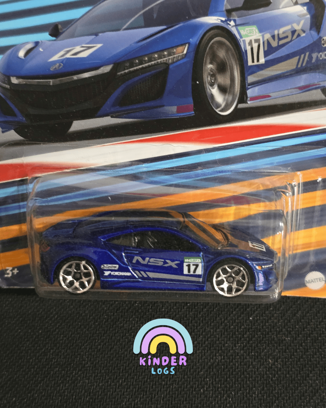 Hot Wheels 2017 Acura NSX - Racing Circuit (Imported) - Kinder Logs