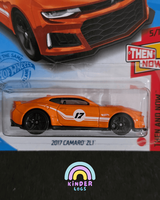 Hot Wheels 2017 Chevrolet Camaro ZL1 - Orange (Imported) - Kinder Logs