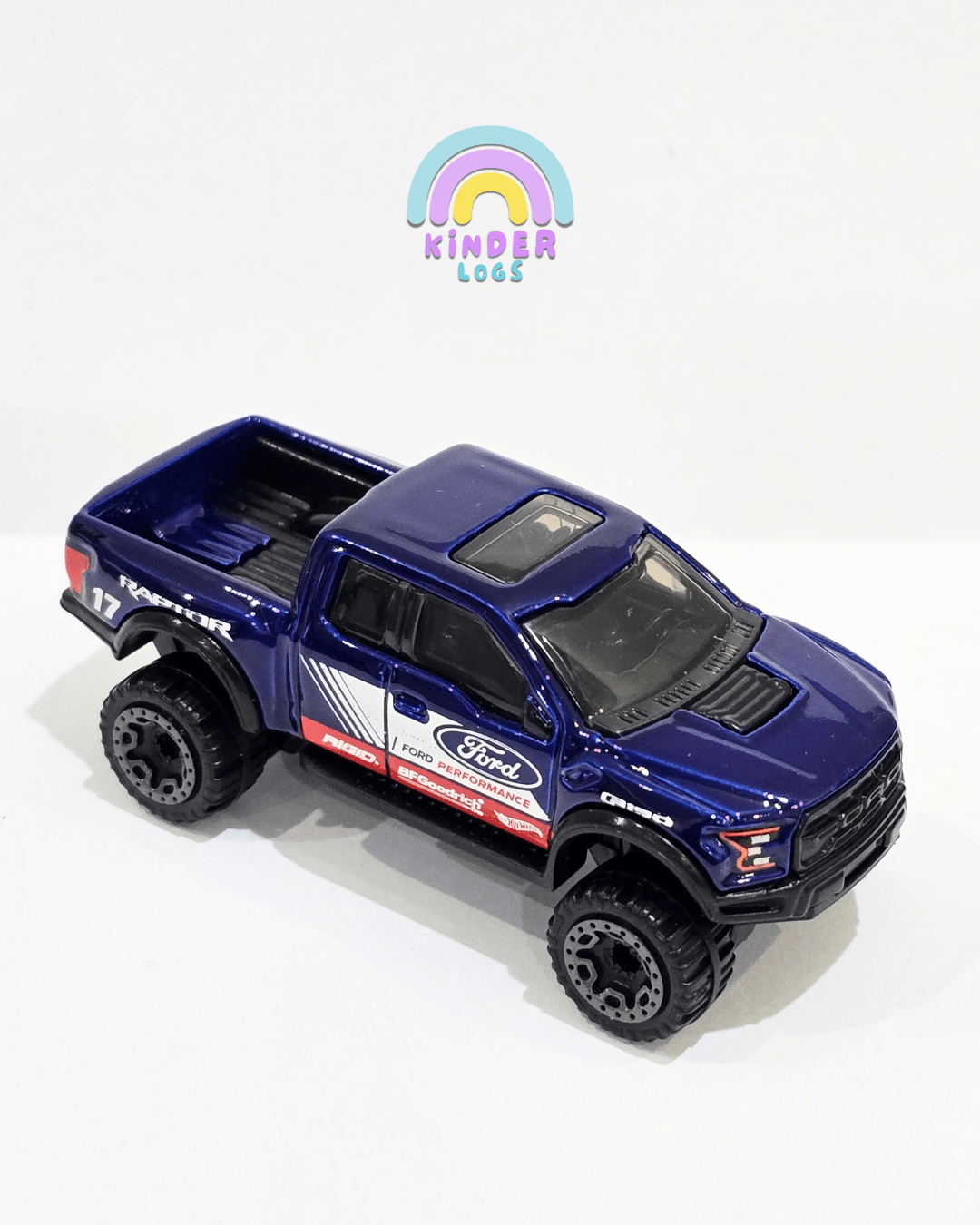 Hot Wheels 2017 Ford F - 150 Raptor (Uncarded) - Kinder Logs