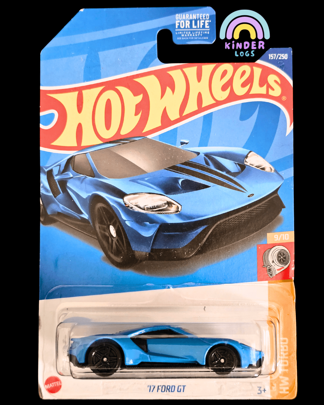 Hot Wheels 2017 Ford GT - Blue (Imported) - Kinder Logs