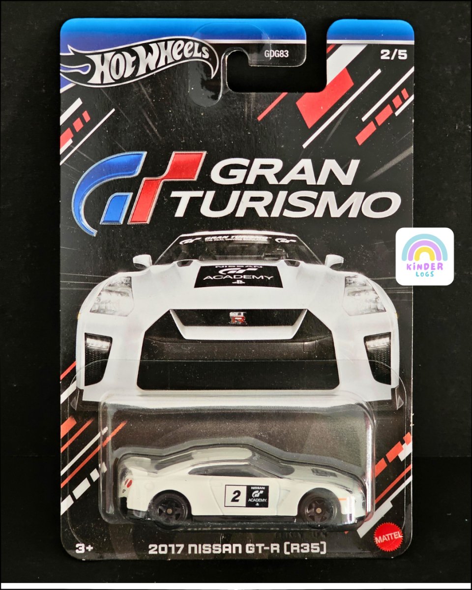 Hot Wheels 2017 Nissan GT - R (R35) - Gran Turismo Series - Kinder Logs