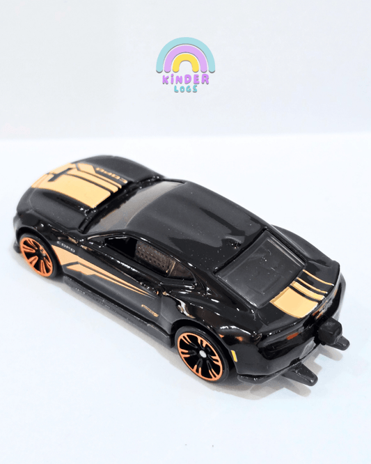 Hot Wheels 2018 COPO Camaro Neon Speeders - Black (Uncarded) - Kinder Logs