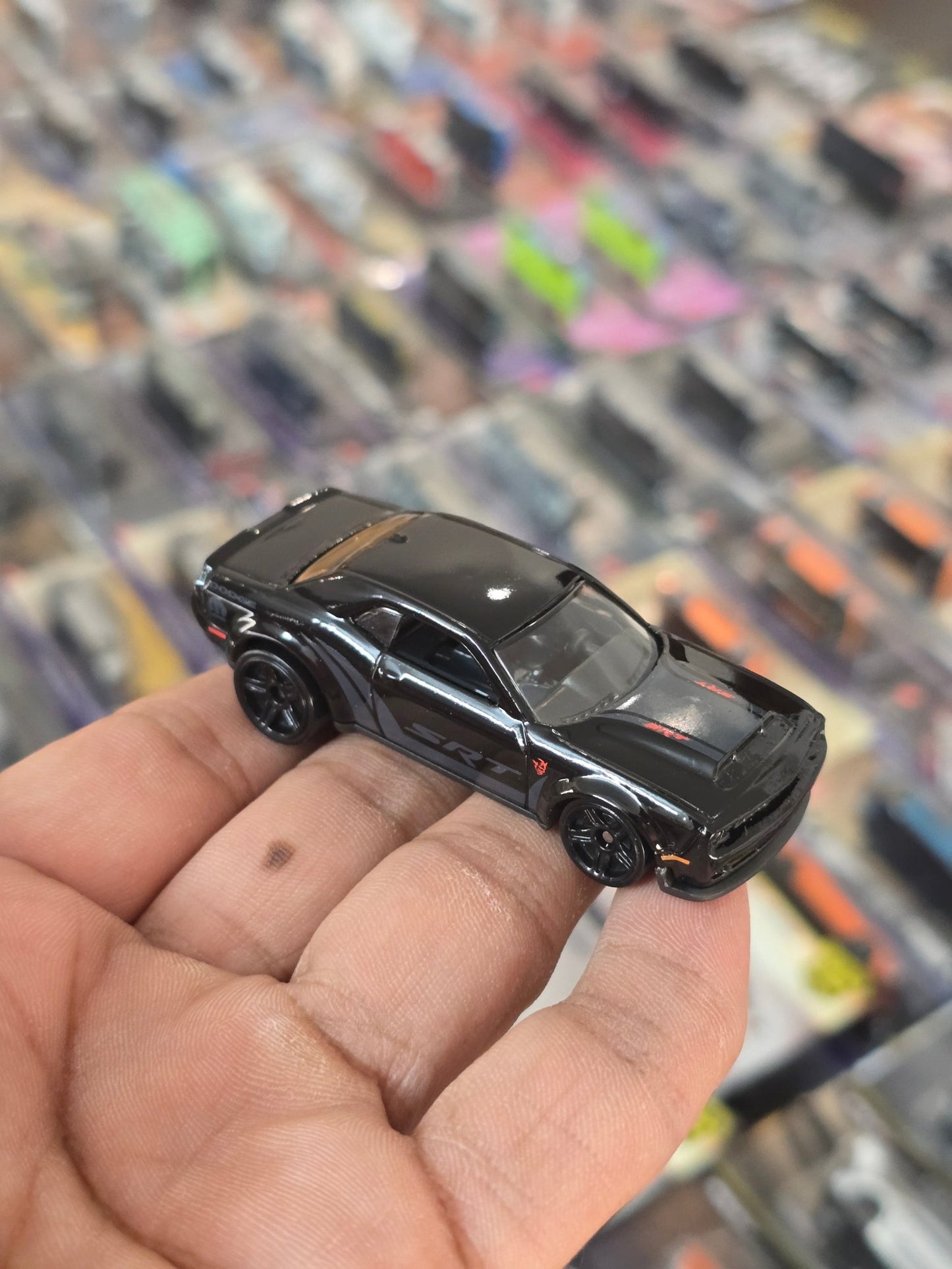 Hot Wheels 2018 Dodge Challenger SRT Demon (Uncarded) - Kinder Logs