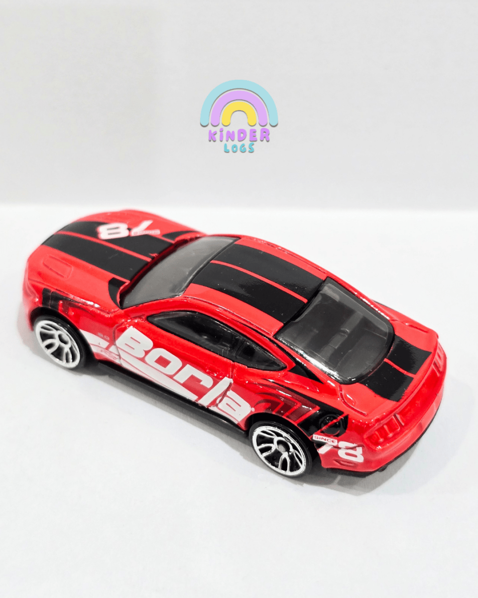 Hot Wheels 2018 Ford Mustang GT Borla (Uncarded) - Kinder Logs