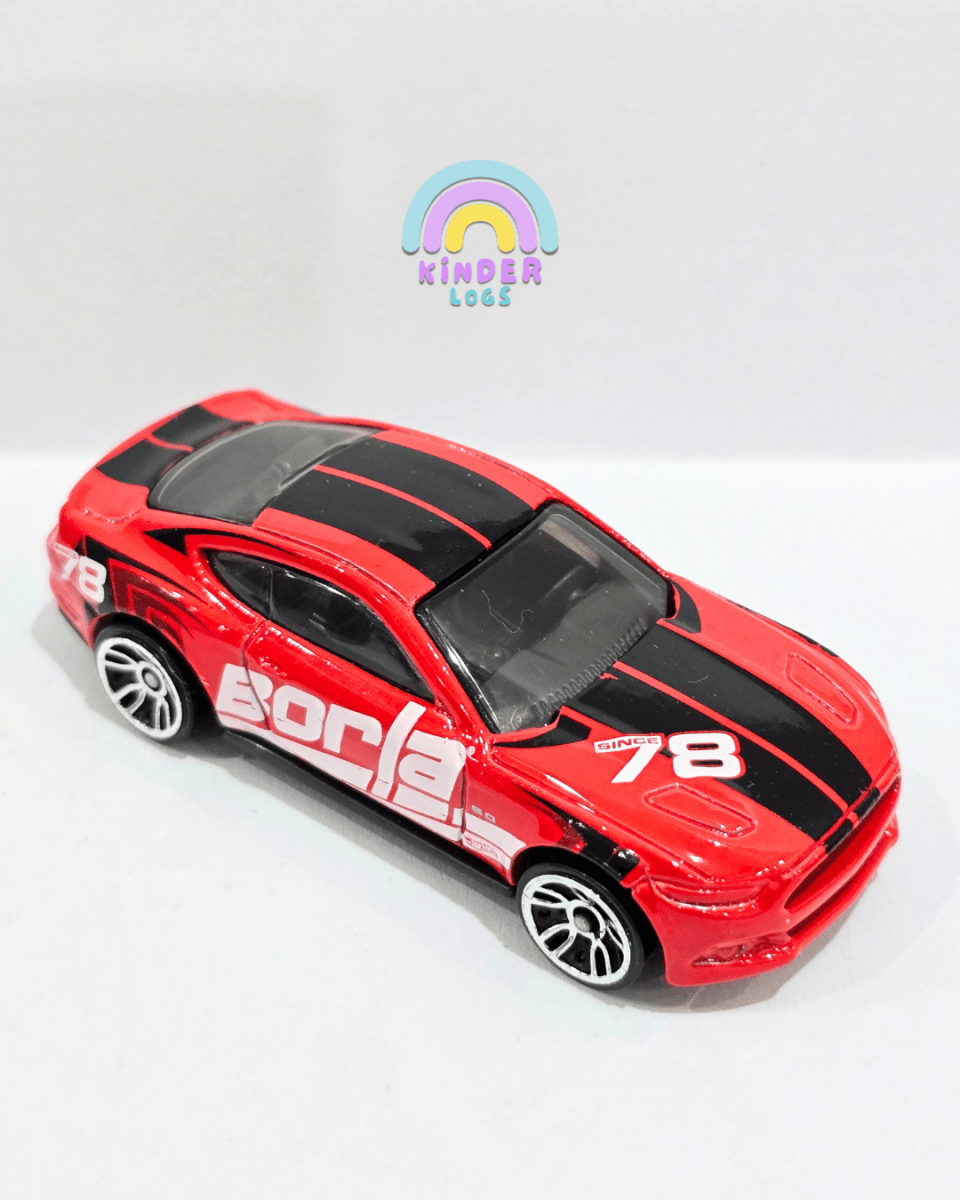 Hot Wheels 2018 Ford Mustang GT Borla (Uncarded) - Kinder Logs
